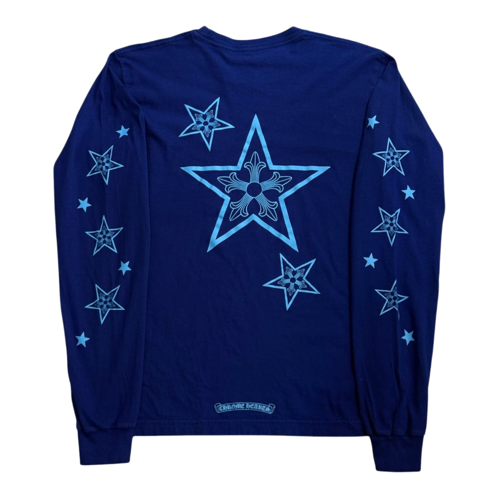 Chrome Hearts Star L/S T-shirt Blue