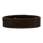 Chrome Hearts Brown Leather Snap Bracelet