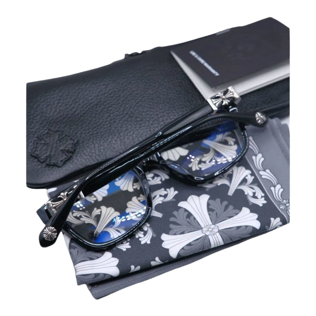Chrome Hearts Cox Ucker Black/Silver Glasses