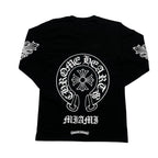 Chrome Hearts Miami Exclusive Horseshoe L/S T-shirt Black