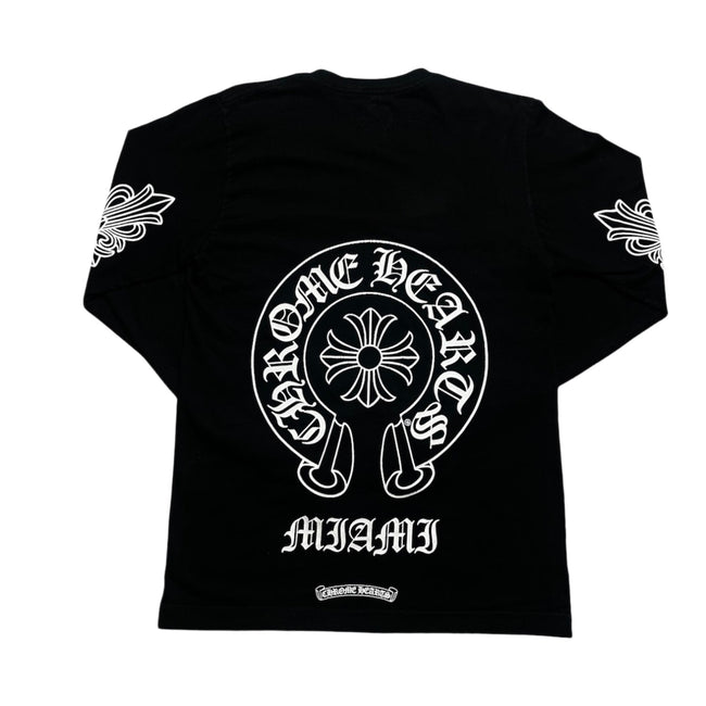Chrome Hearts Miami Exclusive Horseshoe L/S T-shirt Black Main Image