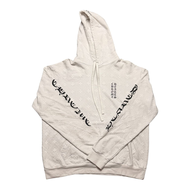 Chrome Hearts Horseshoe Monogram Hoodie White Hover Image