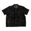 Chrome Hearts Leather Suede Short Sleeve Shirt Black