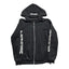 Chrome Hearts Fuck You Horseshoe Thermal Zip Up Hoodie Black
